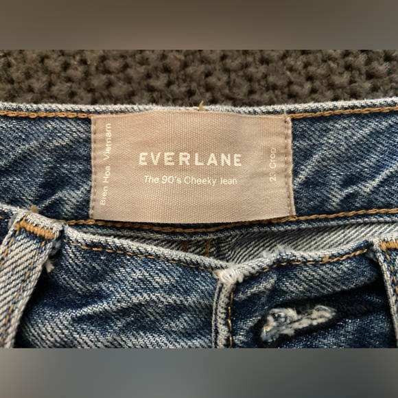 Everlane 90s Cheeky Jean Size 23 Crop - Picture 7 of 7